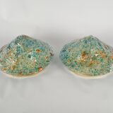 Wall lamp, Murano glass, Italian design, 1970s, manufacture: Italy
