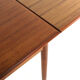 Rectangular Danish Extendable Dining Table 'Ahrus'  mid centuty modern teak