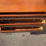 Vintage wicker chest of drawers