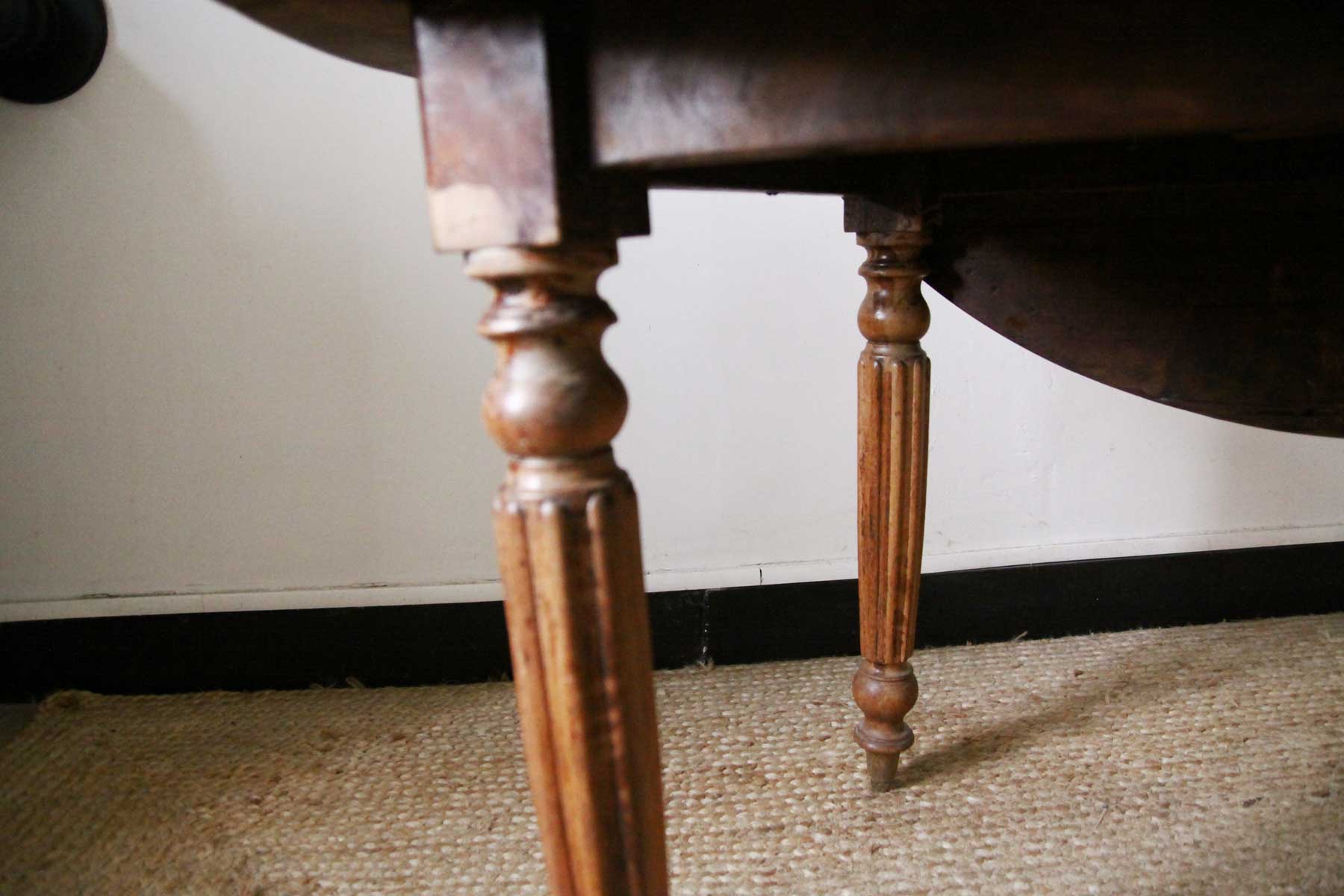 Wooden dining table