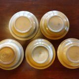 5 hollow plates Grès du Marais