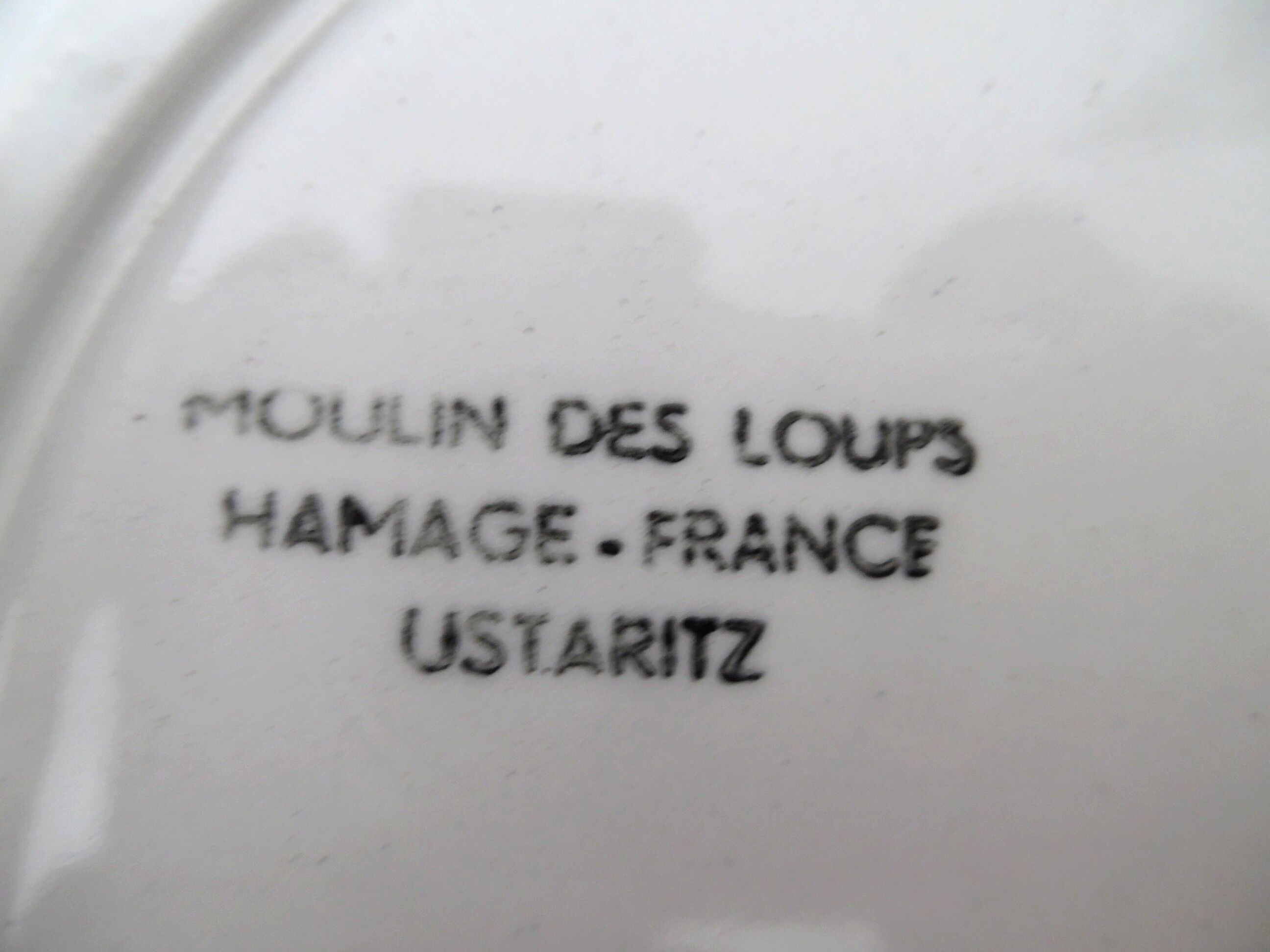 8 assiettes creuses moulin des loups ,ustaritz