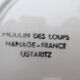 8 assiettes creuses moulin des loups ,ustaritz