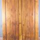 Solid pine 2-door armoire, ca. 1920s