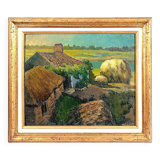 Louis Toffoli, 1952 oil on hardboard signed