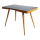 1960's Mid Century Coffee Table With a Black Opaxite Glass - Smaller version