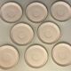 Service à thé en porcelaine (Limoges) 35 pieces monogrammè à liseré doré