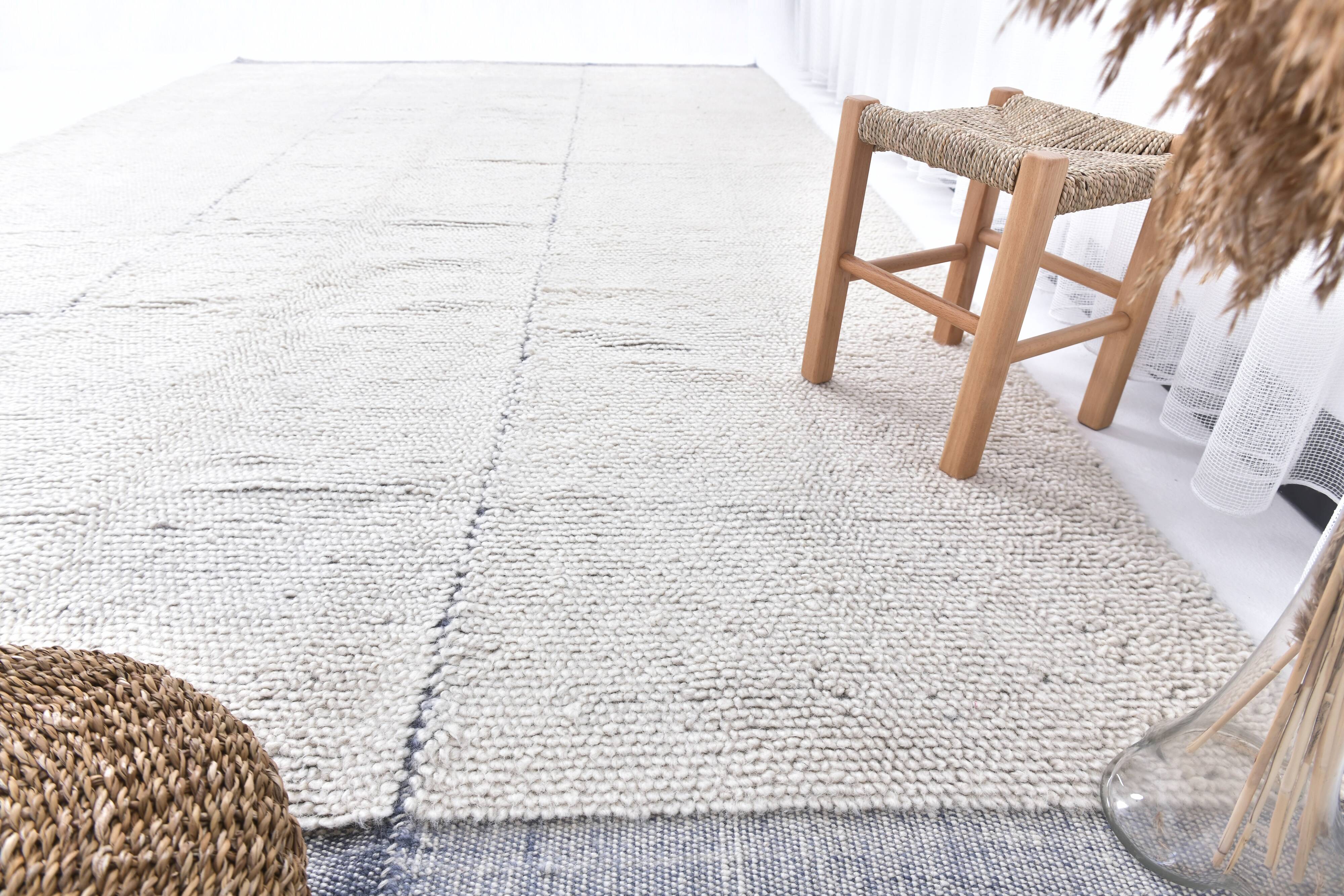 7x12 Soft Pastel Blue Handmade Vintage Rug, 206x357Cm