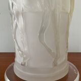 Lamp decorated with horses in plexiglass from the 70s