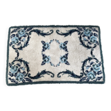 Pure wool blue rug 125x78cm