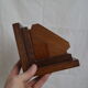 Paire de serre-livres vintage en bois