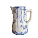 Old jug Sarreguemines Copenhagen 12 cm