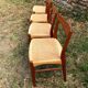 Chaises d'Arne Wahl Iversen teck et corde pour Glyngøre Stolefabrik années 60