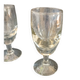 6 antique absinthe glasses