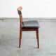 Dining chairs 'model 60' by Hennig Kjaernulf for Bruno Hansen, Denmark 1960