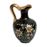 Old carafe hand-painted and signed