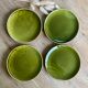 4 plates with Savoyard fondue Gien France