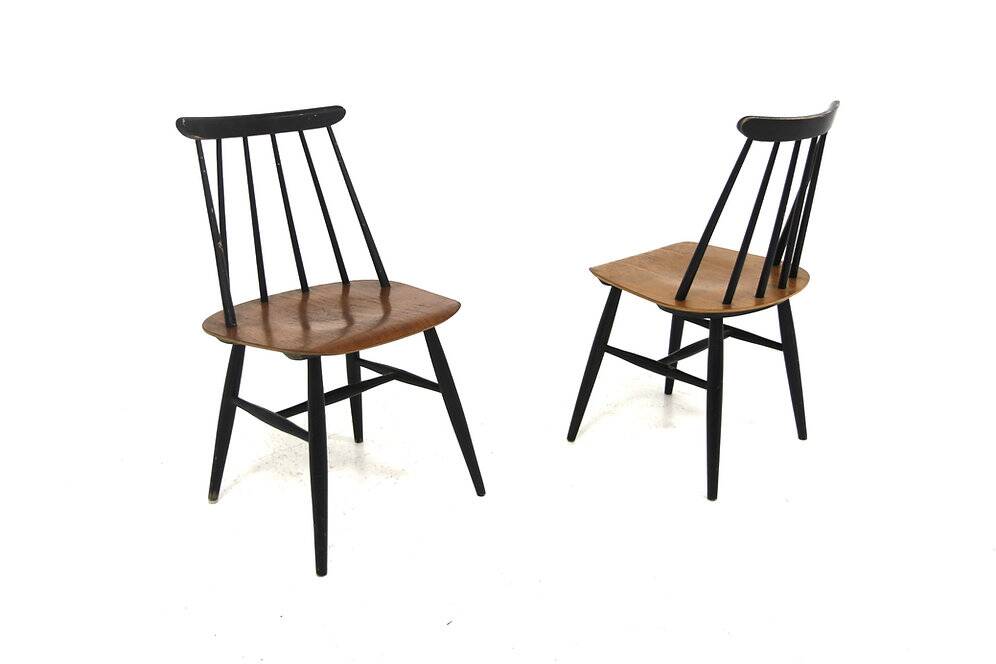 Set of 20 Scandinavian "Fanett" chairs by Ilmari Tapiovaara, Sweden, 1960