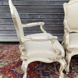 Pair of Italian-style armchairs