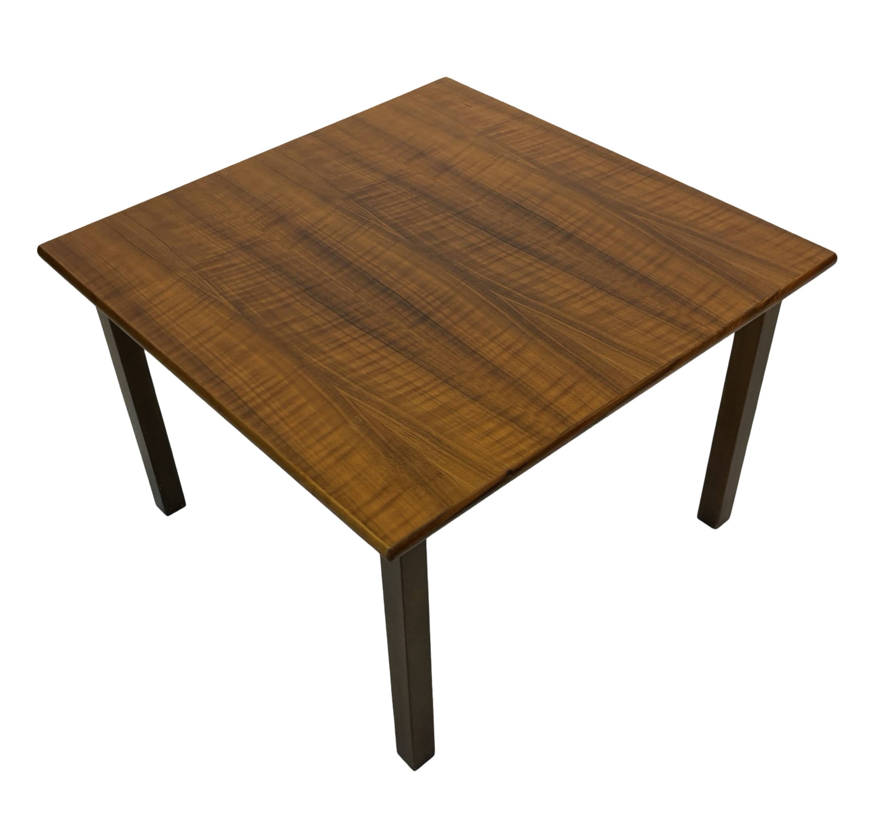 Table basse vintage compacte en palissandre design années 70