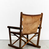 Sergio rodriguez folding chair & ottomane for oca