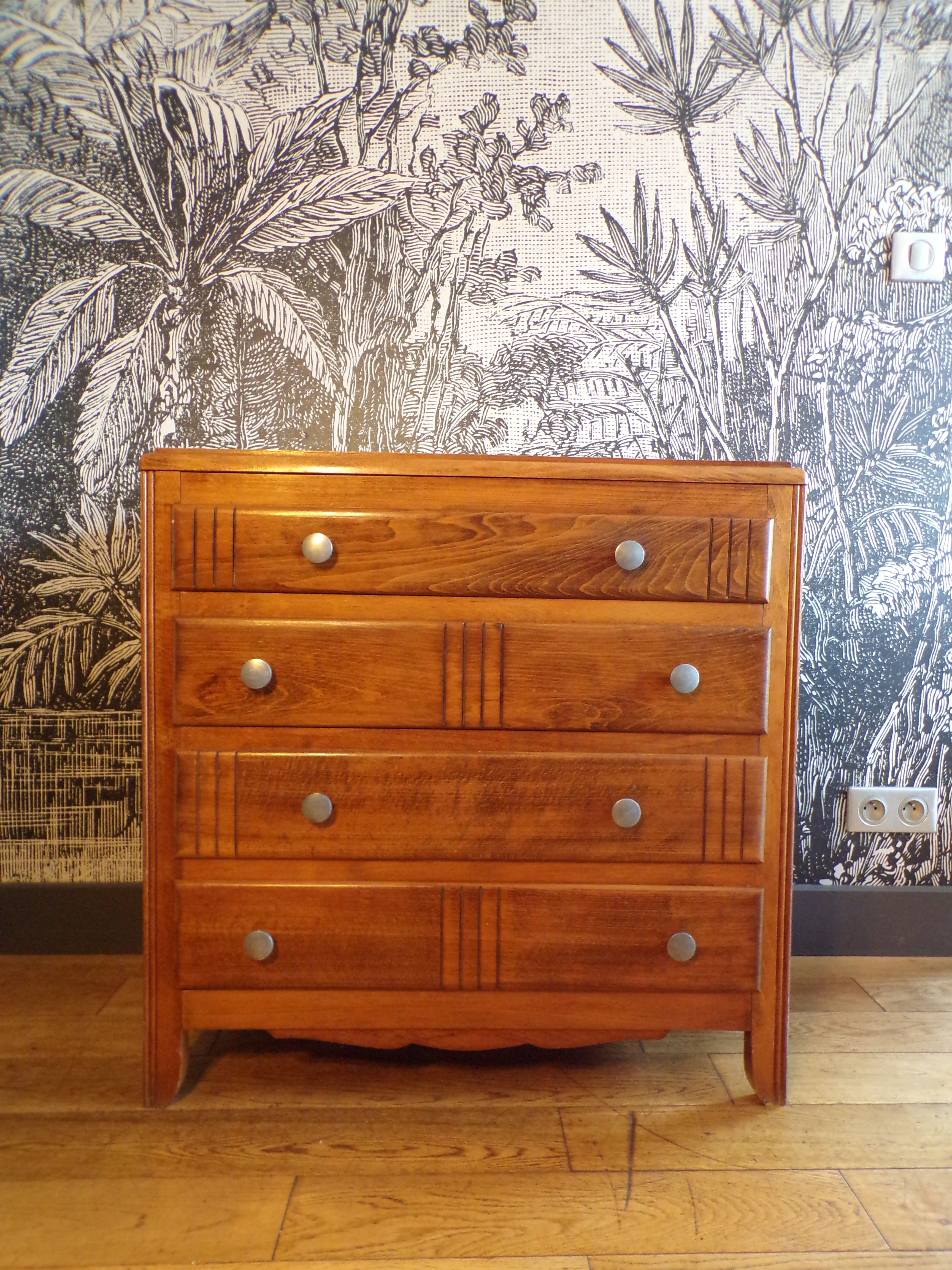 Commode vintage 4 tiroirs