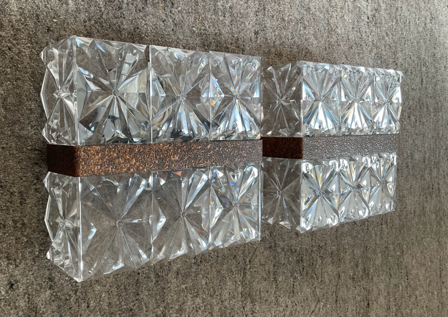 Pair of Erco wall lights from the 60s and 70s