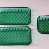 Emerald diamond tip ceremonial ramekins