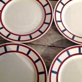 Series of 10 dessert plates