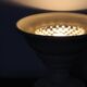Lampe torchère Art Déco craquelée France 1930