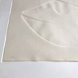 Signed and numbered print by Jean Legros, Geometric Relief III, circa 1970