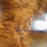 Superbe armoire anglaise Art Déco en loupe de noyer signée Waring & Gillow – vers 1900-1932