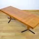 Grande Table Basse Vintage en Bois & Métal 1960
