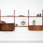 Teak shelving unit, Danish design, 1960s, manufactured in Denmark