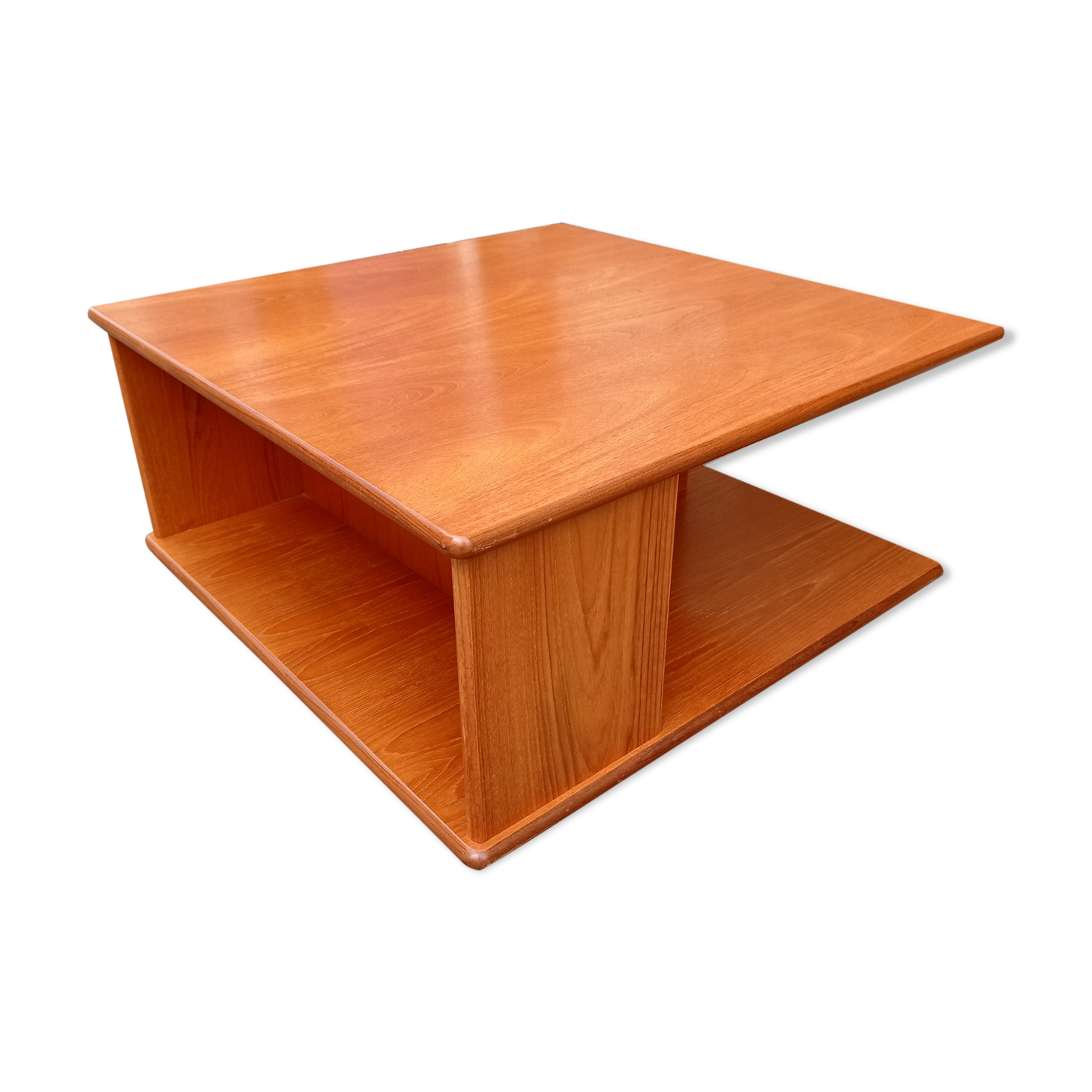 Teak wheeled coffee table for G Plan, 1987