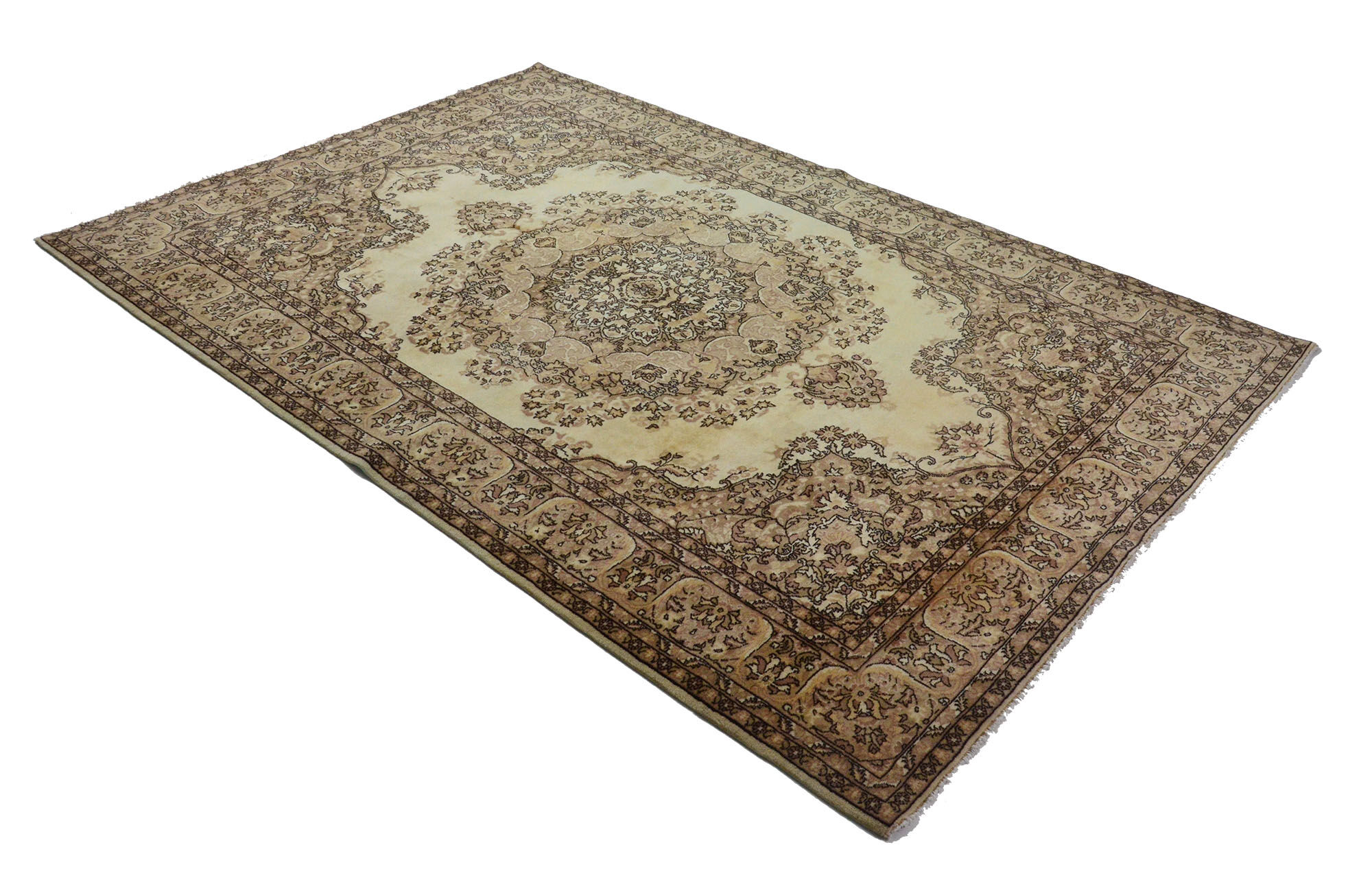 Anatolian handmade vintage rug 317 cm x 208 cm