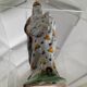 Virgin and Child in polychrome earthenware, 18th century, Nevers