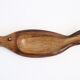 Zoomorphic wooden dish fish