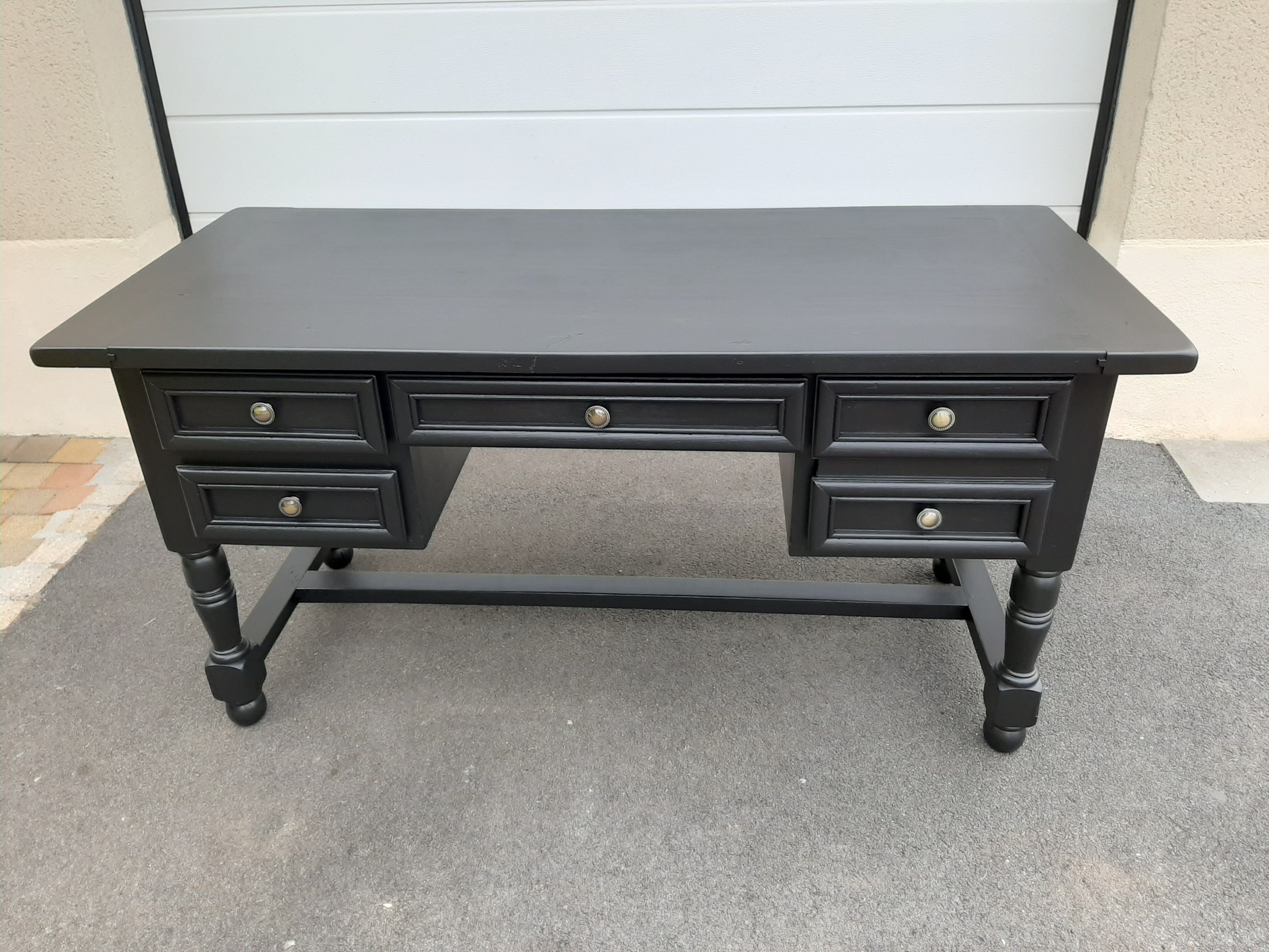 Solid oak notary office