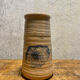 Ceramic vase with blue flowers