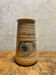 Ceramic vase with blue flowers