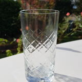 4 verres à orangeade gravés années 1960