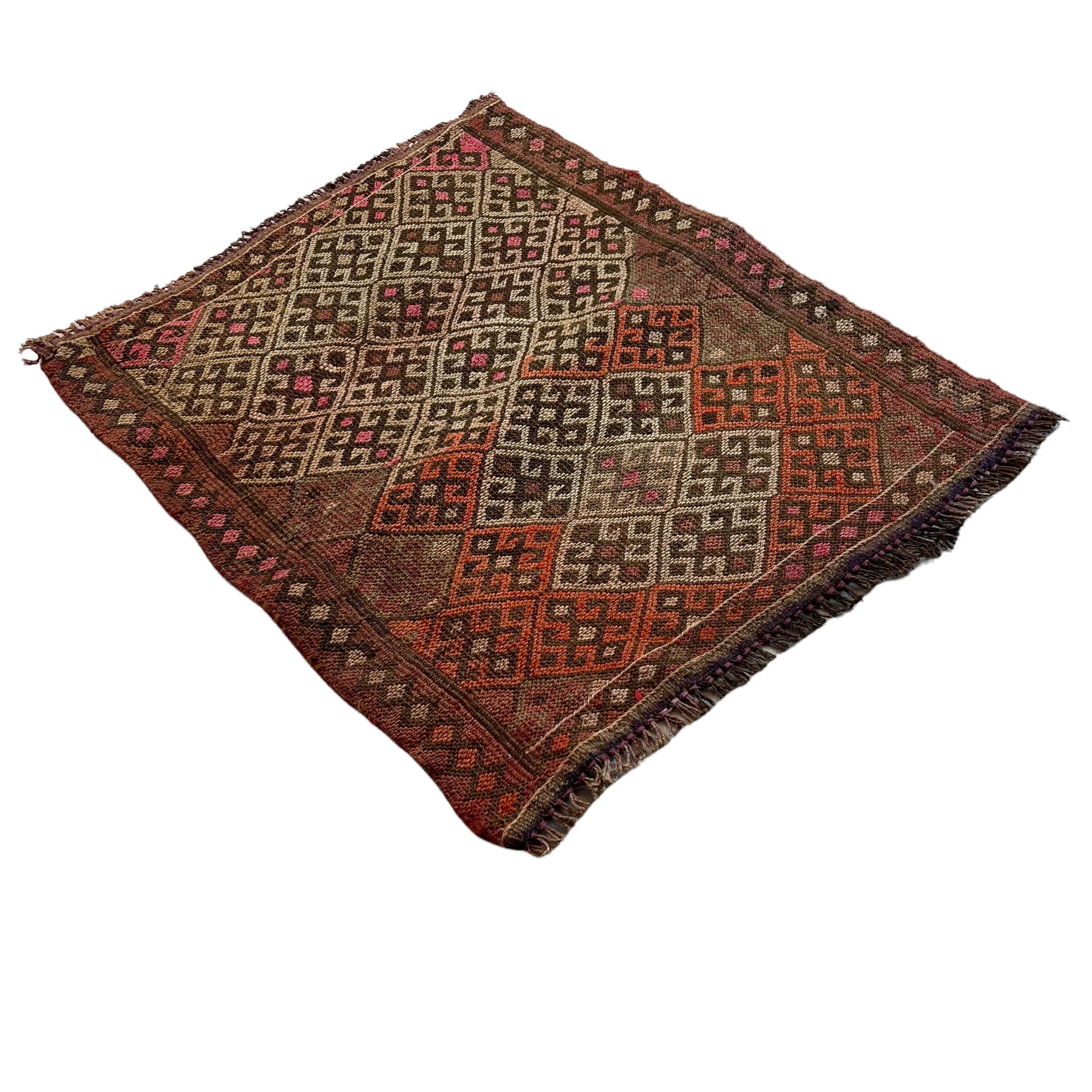 Coureur Kilim Turc Vintage, 63 x 54 cm