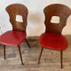 Série de 4 Chaises bistrot Gentiane de Baumann