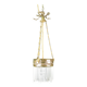 Glass tube tassel suspension