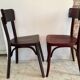 Pair of vintage bistro chairs Berc Antoine