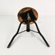 Bauhaus swivel stool, Czechoslovakia, 1960s