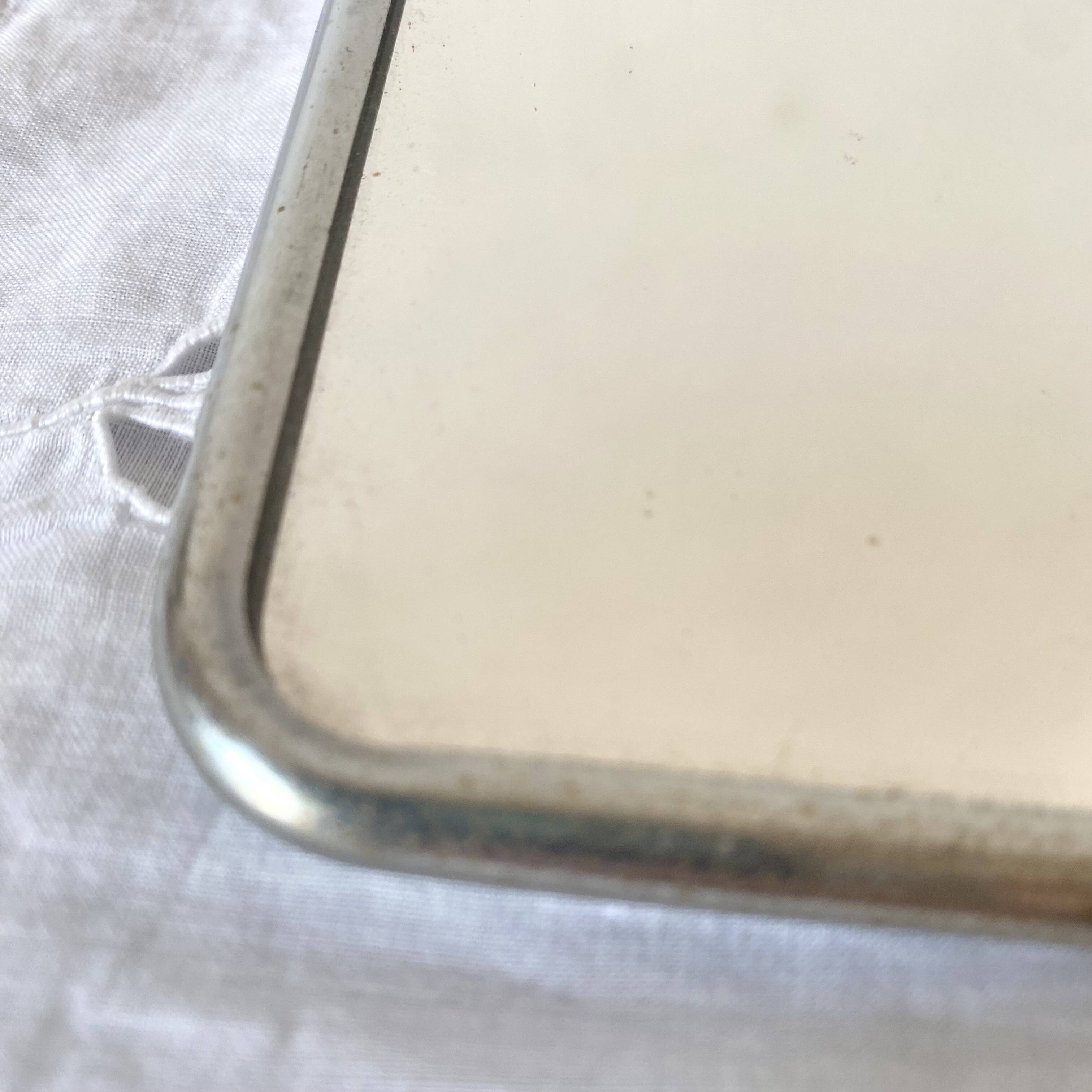 Barber's mirror with chain