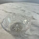 Coupelle en verre taillé bord festonné 11cm