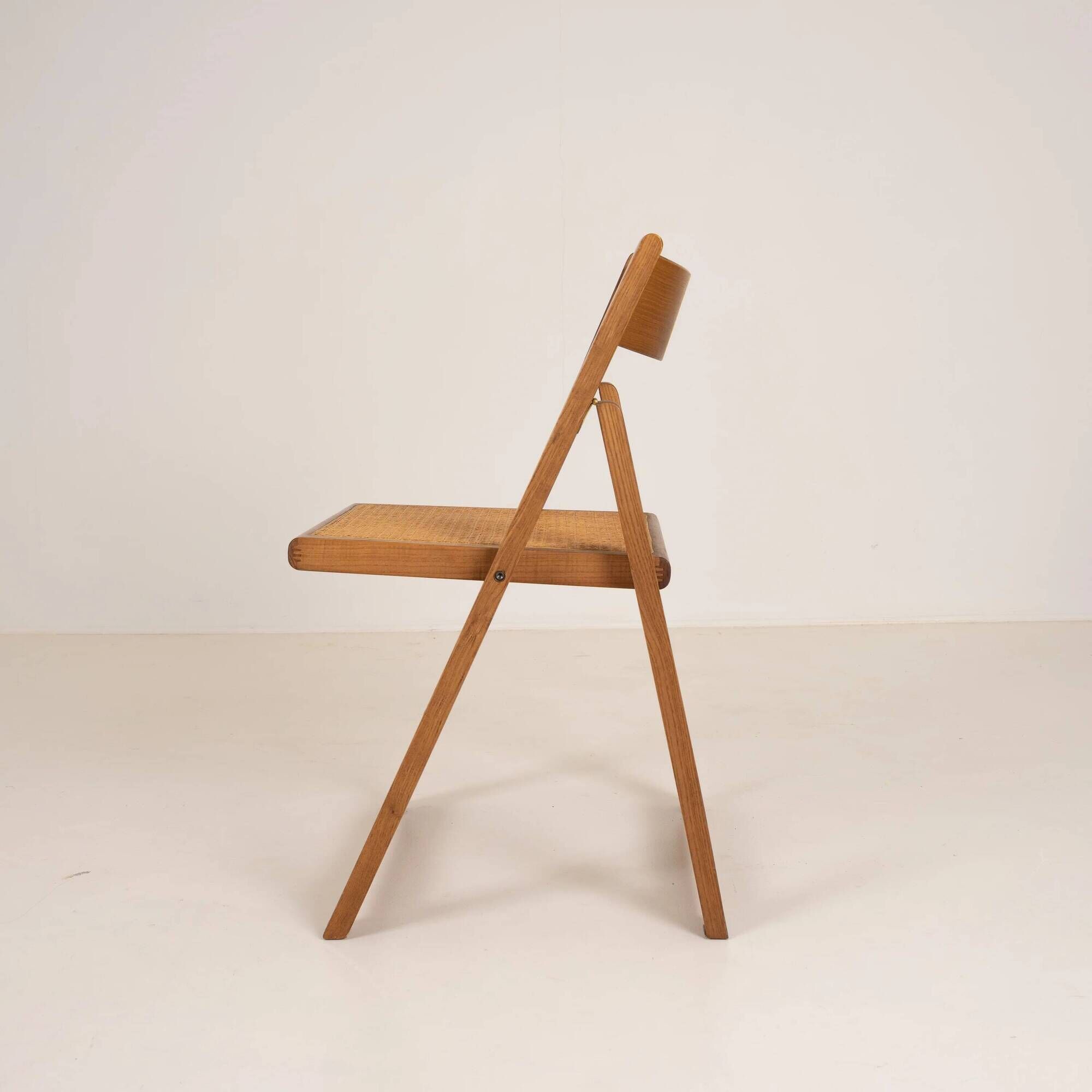 Set of Four Folding Dining Chairs,